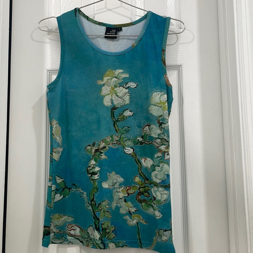 Van Gogh Almond Blossoms Tank Top from Van Gogh Museum Amsterdam size small